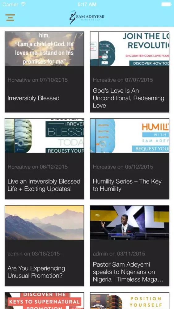 Sam Adeyemi Ministries Screenshots