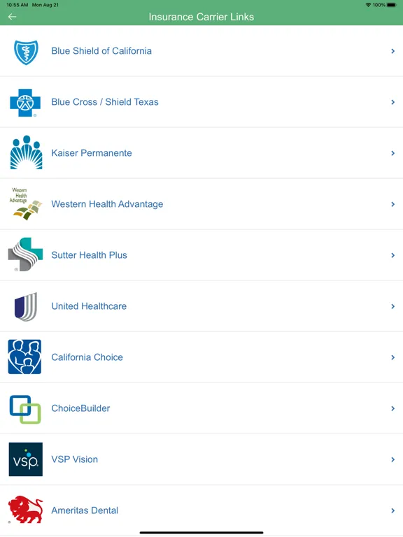 Breeze Benefits App iPad 应用截图