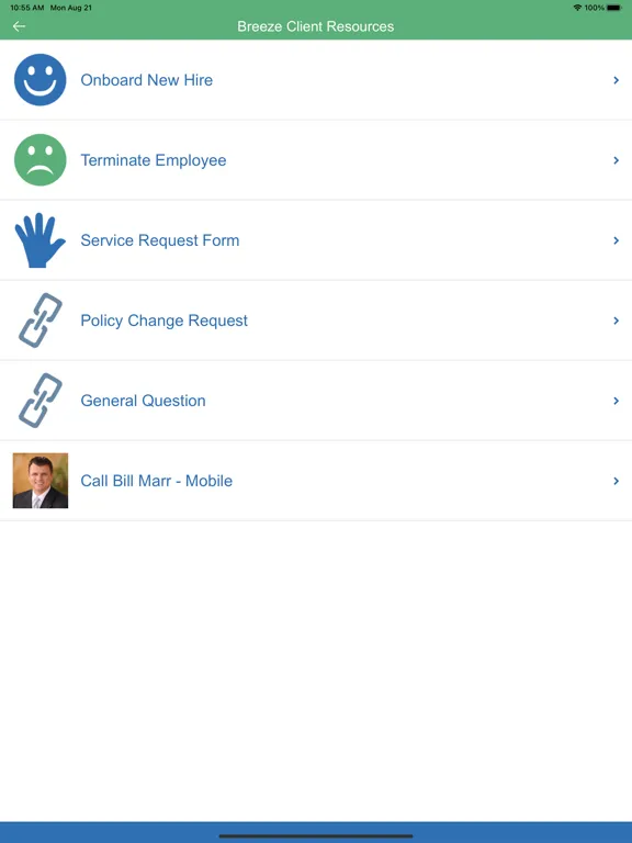 Breeze Benefits App iPad 应用截图