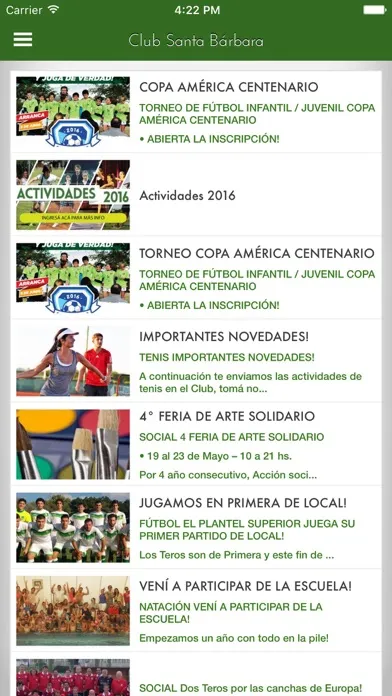 Capturas de pantalla de Club Santa Bárbara