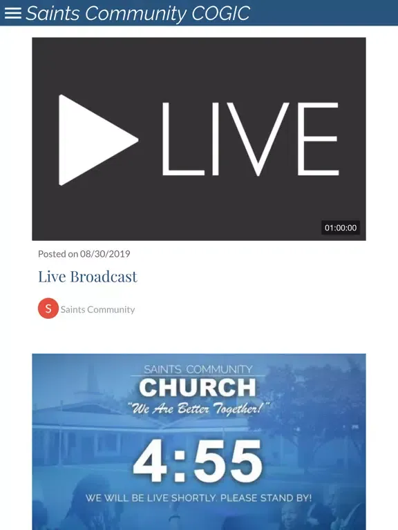 Captures d'écran de Saints Community Church Fresno iPad 