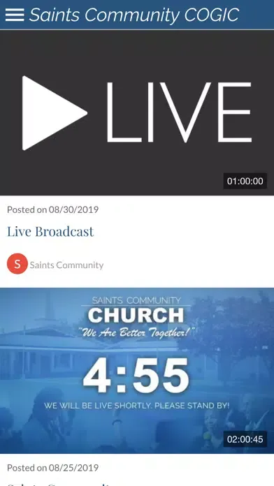 Captures d'écran de Saints Community Church Fresno