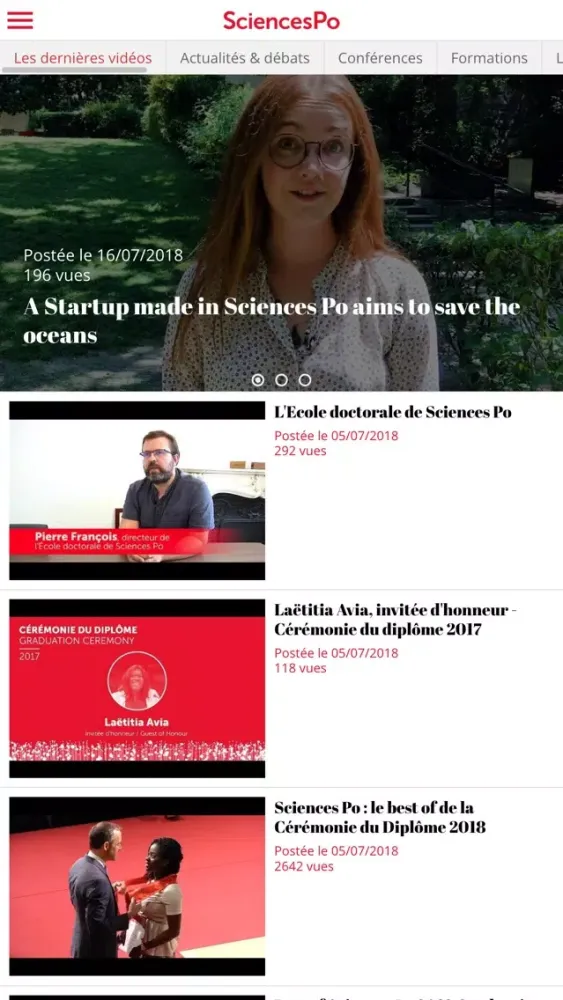 Sciences Po Live स्क्रीनशॉट