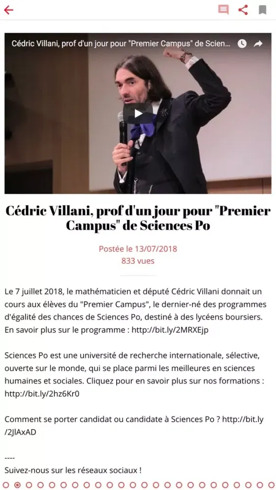 Sciences Po Live स्क्रीनशॉट