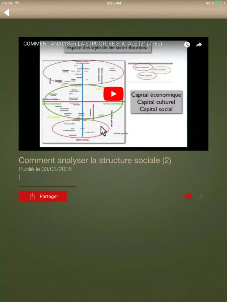ภาพหน้าจอของ Cours Seko iPad 