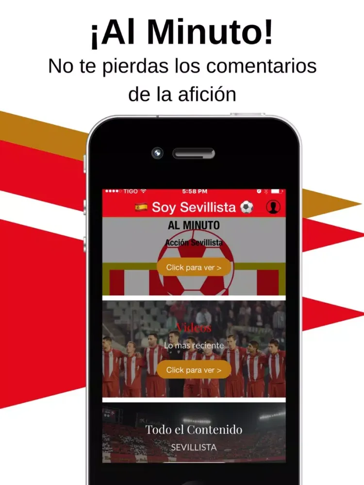 Soy Sevillista - Fútbol de Andalucía, España iPad  스크린샷