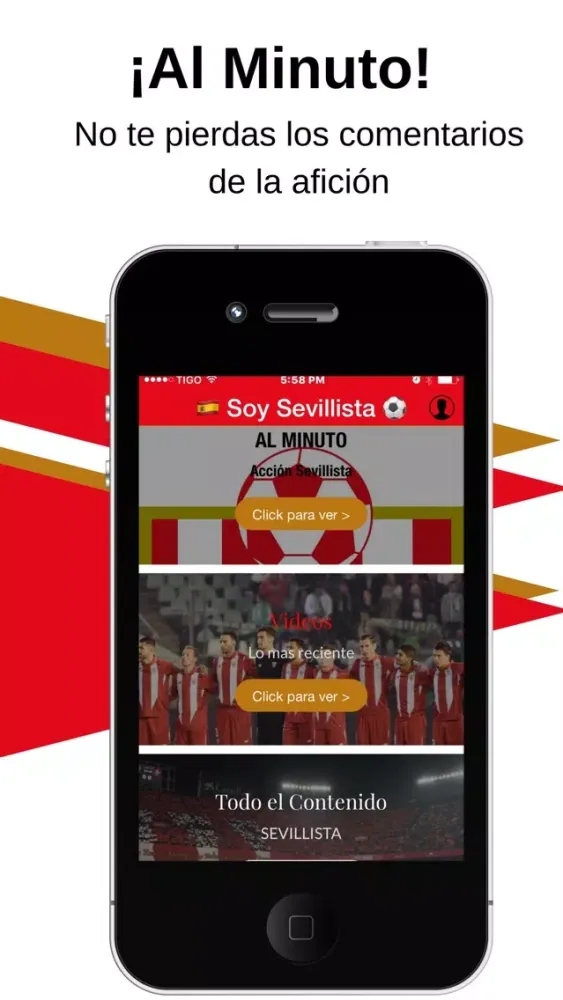Soy Sevillista - Fútbol de Andalucía, España 스크린샷