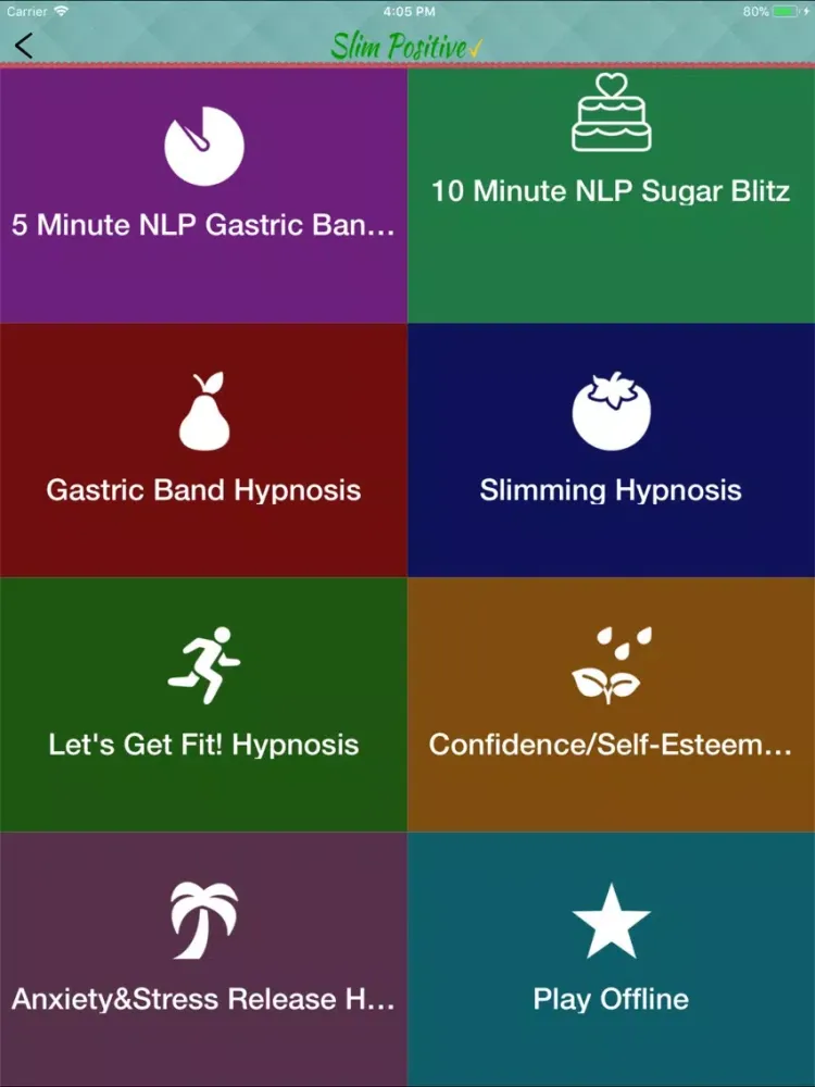 SlimPosGastric Band Hypnosis iPad  スクリーンショット