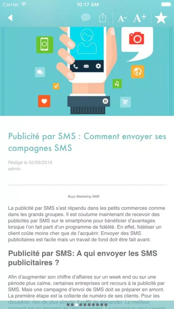 SMS ENVOI سکرین شاٹس