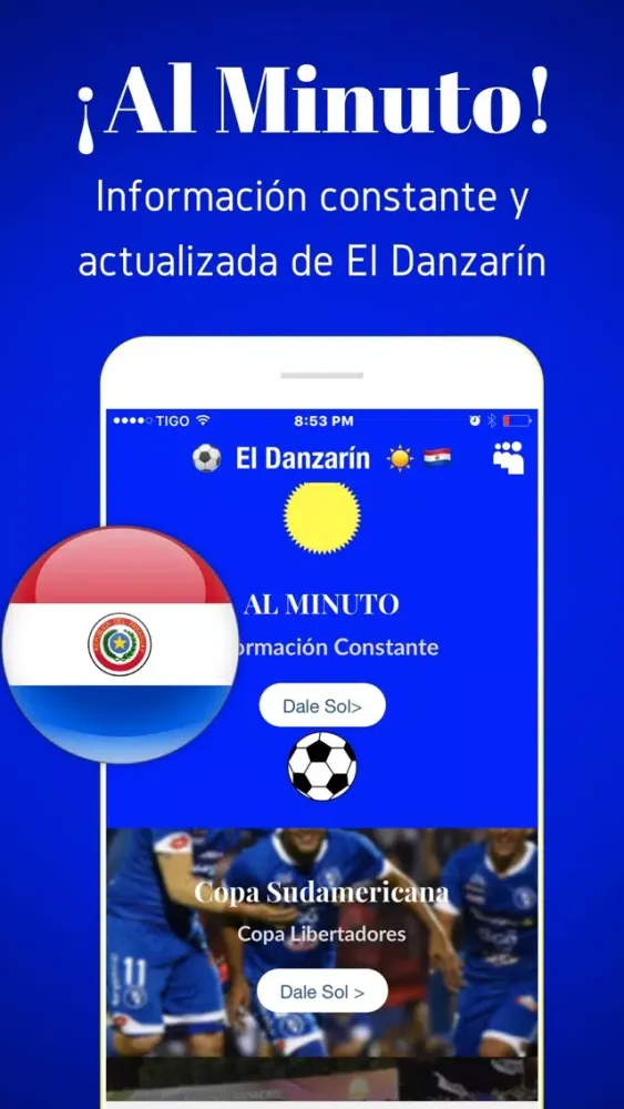 Zrzuty ekranu El Danzarín - Fútbol de Asunción, Paraguay