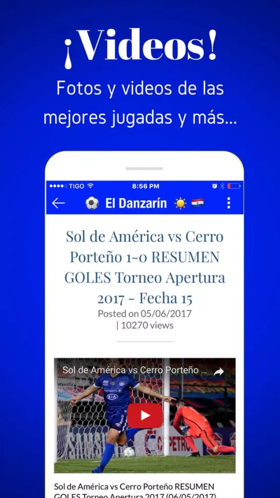 Zrzuty ekranu El Danzarín - Fútbol de Asunción, Paraguay