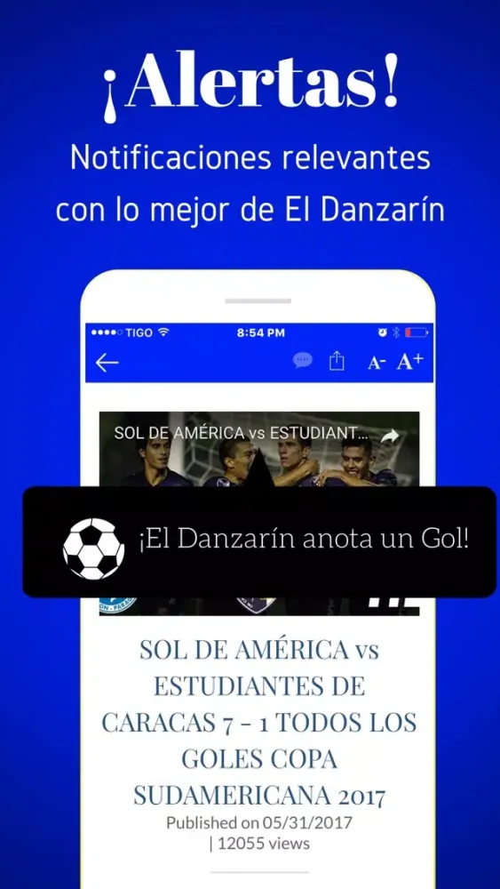 Zrzuty ekranu El Danzarín - Fútbol de Asunción, Paraguay