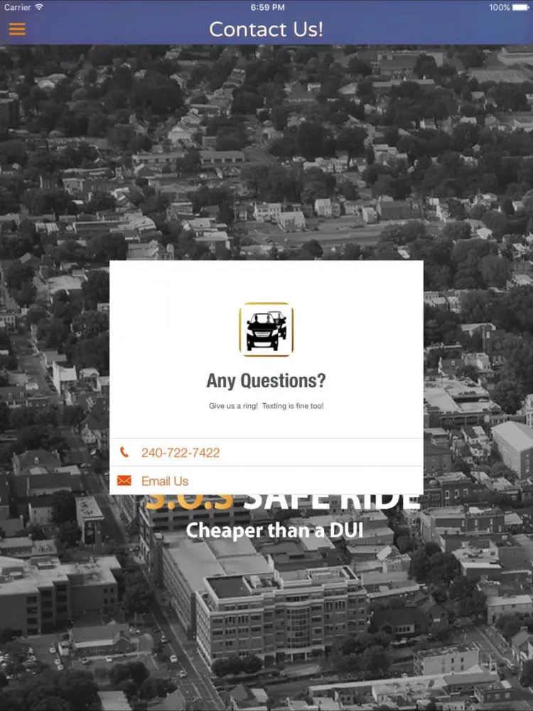 تصاویر S.O.S. Safe Ride iPad 