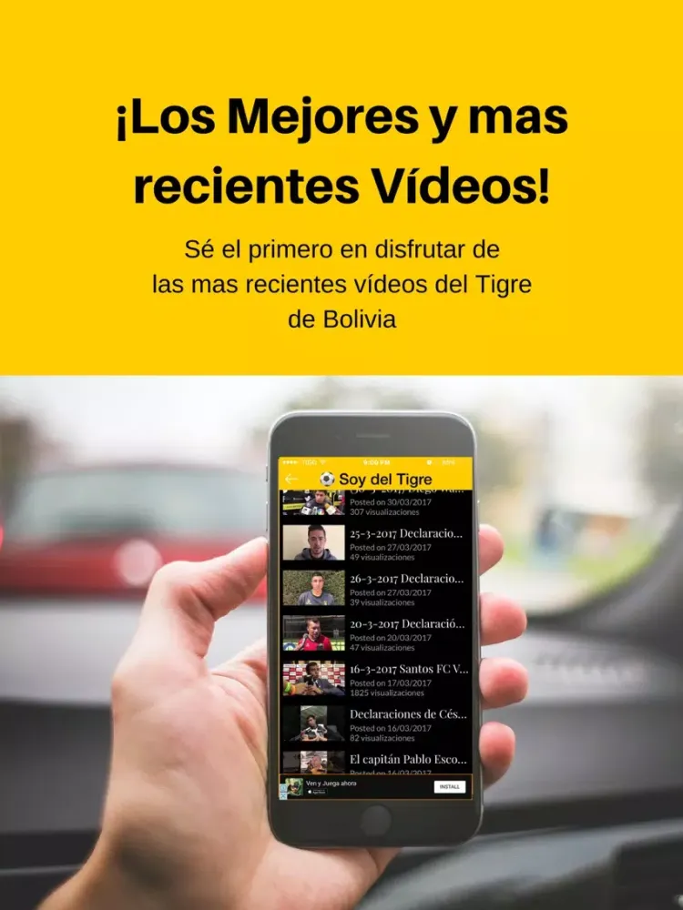Screenshot di Soy del Tigre - The Strongest - Bolivia Futbol iPad 