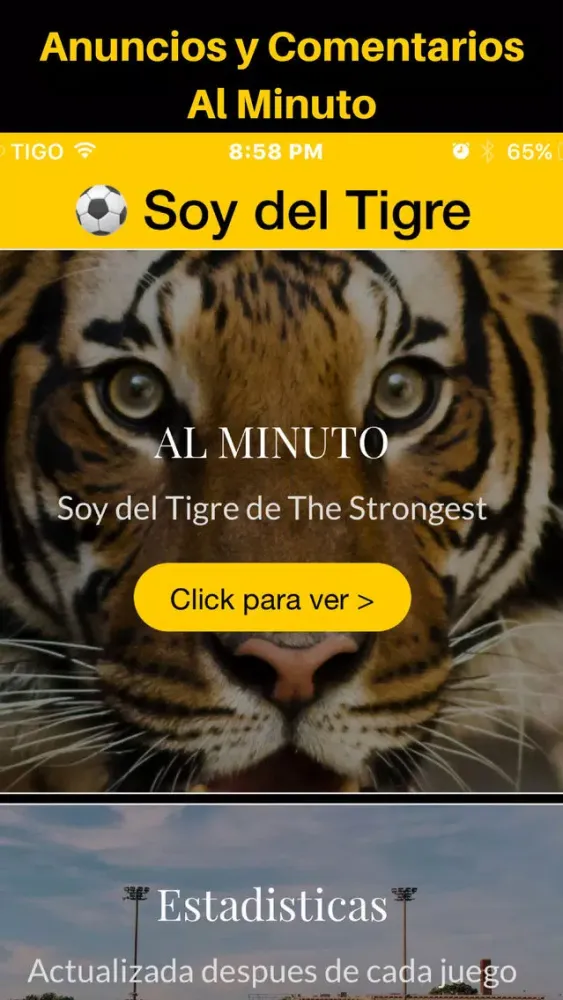 Screenshot di Soy del Tigre - The Strongest - Bolivia Futbol