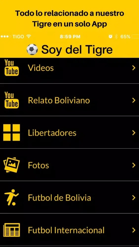 Screenshot di Soy del Tigre - The Strongest - Bolivia Futbol