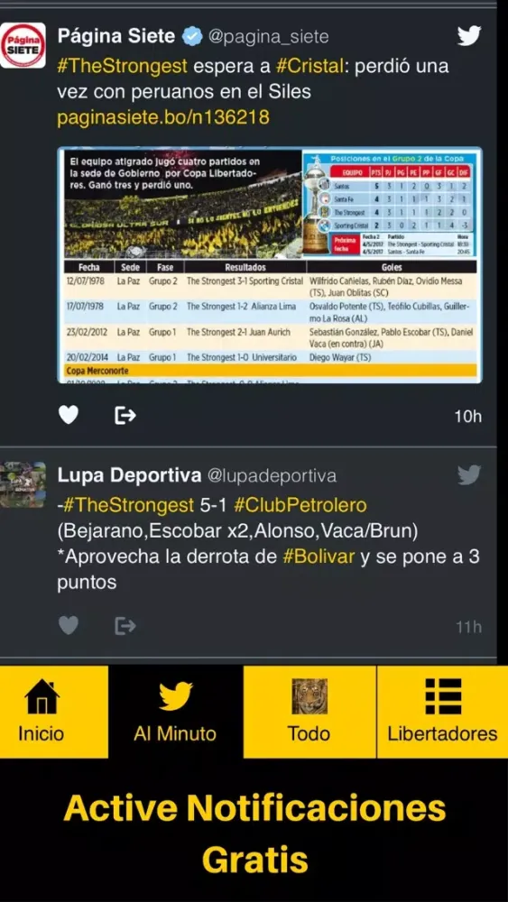 Screenshot di Soy del Tigre - The Strongest - Bolivia Futbol