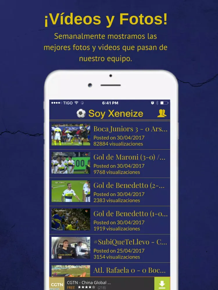 Soy Xeneize - Futbol del Boca iPad  스크린샷
