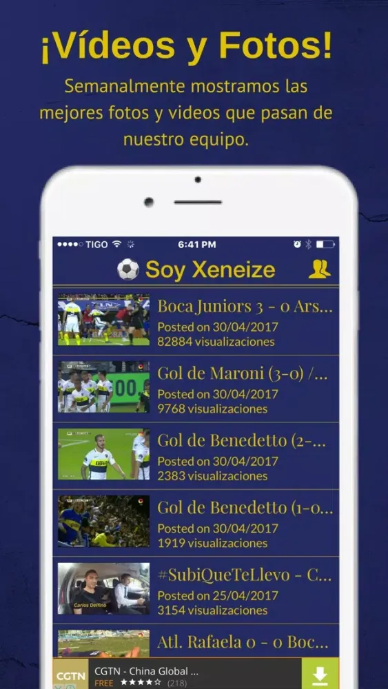 Soy Xeneize - Futbol del Boca 스크린샷