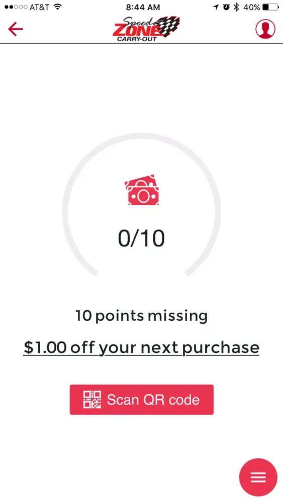 Speed Zone Carryout Rewards Screenshots
