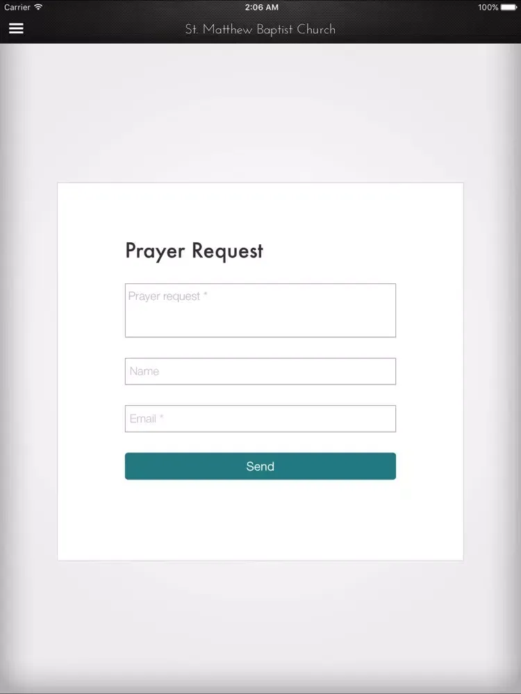 Capturas de pantalla de St. Matthew Baptist Church | Boyce, LA iPad 
