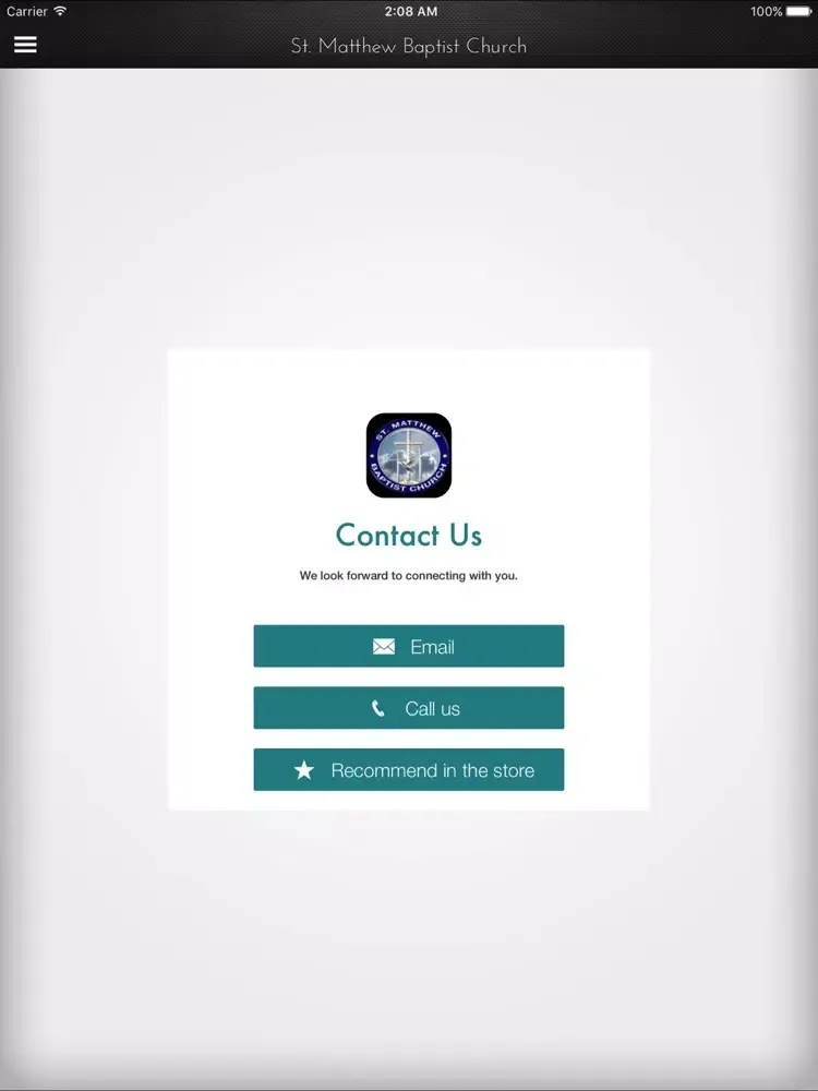 Capturas de pantalla de St. Matthew Baptist Church | Boyce, LA iPad 