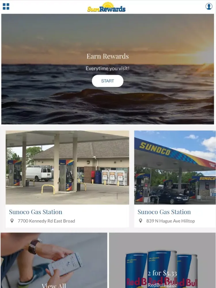 Capturas de pantalla de Sun Rewards iPad 