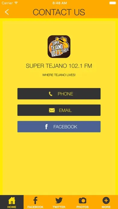 Capturas de pantalla de Super Tejano 102.1