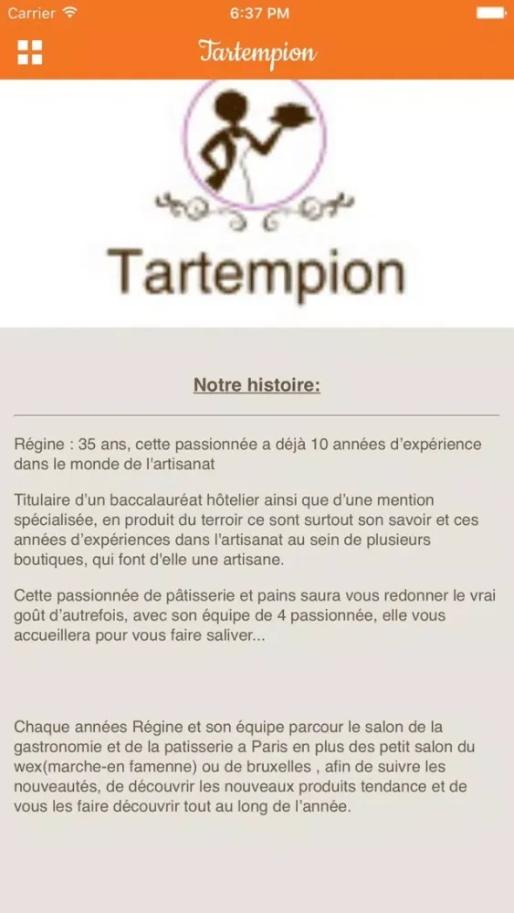 Capturas de tela do Tartempion Boulangerie