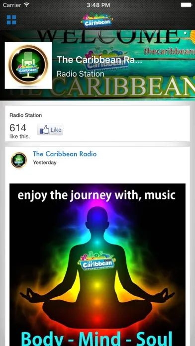 Captures d'écran de The Caribbean Radio