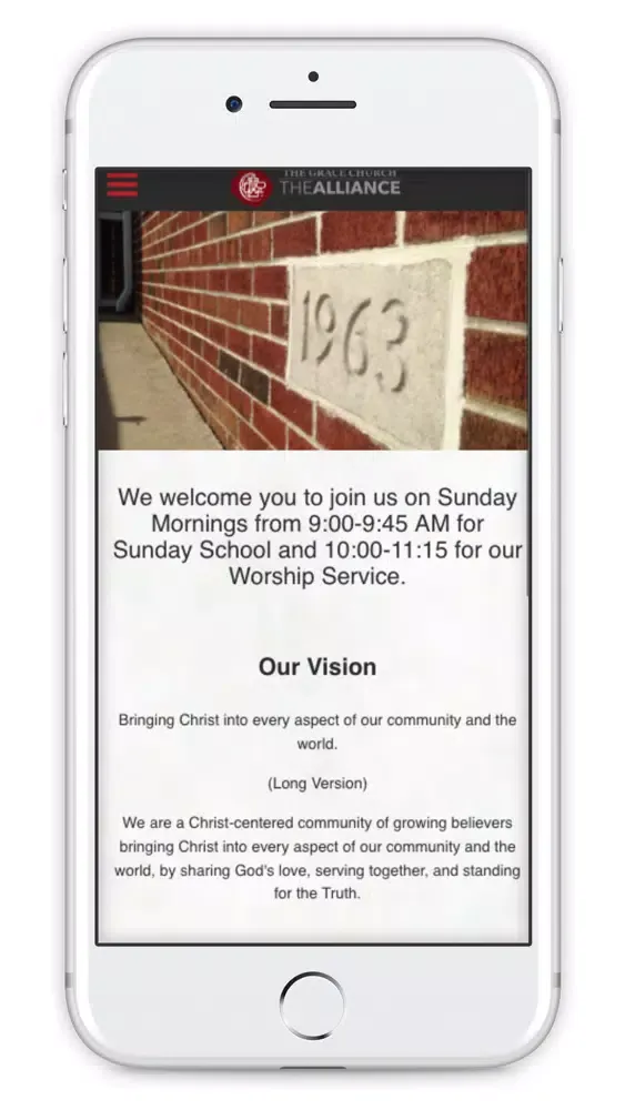 The Grace Church of Milton スクリーンショット