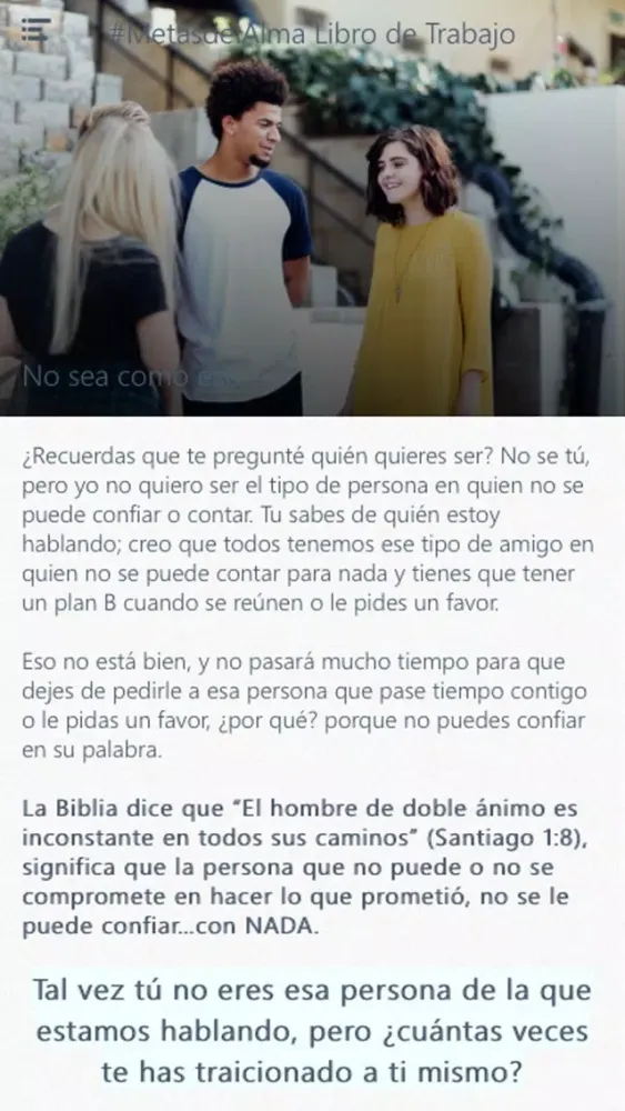 Tangkapan skrin Soul Goals (Spanish)