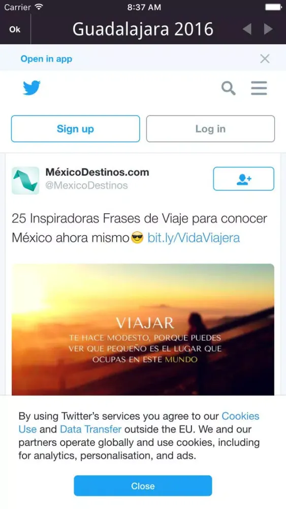 Capturas de pantalla de Tianguis Turístico Guadalajara 2016