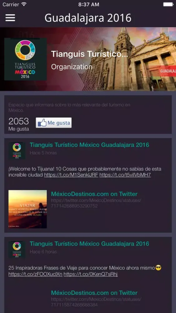 Capturas de pantalla de Tianguis Turístico Guadalajara 2016
