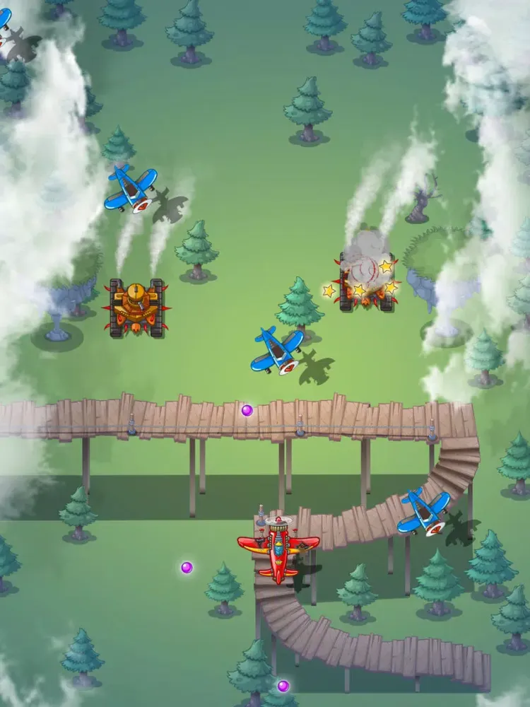 Capturas de tela do Top Fighter - Plane War iPad 
