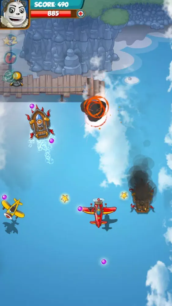 Capturas de tela do Top Fighter - Plane War