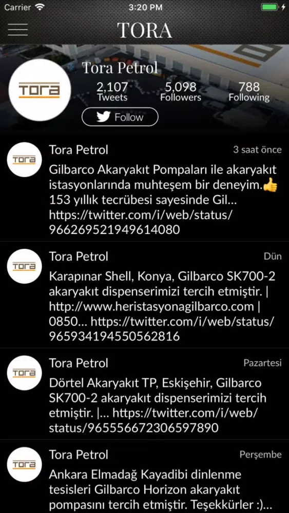 Tora Petrol应用截图