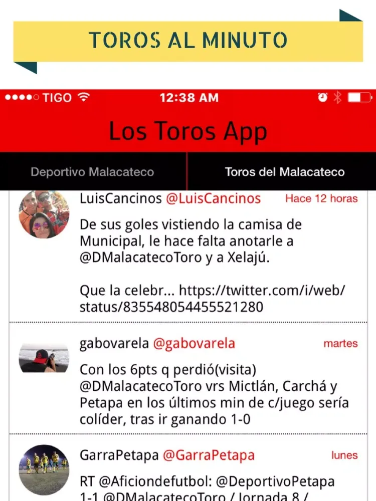 Los Toros del Malacateco - Fútbol de Guatemala iPad  স্ক্রিনশট