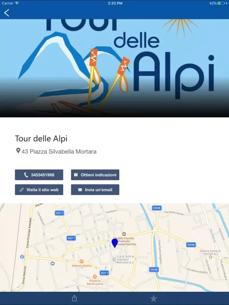 Tour delle Alpi iPad 應用截圖