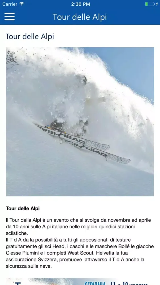 Tour delle Alpi應用截圖