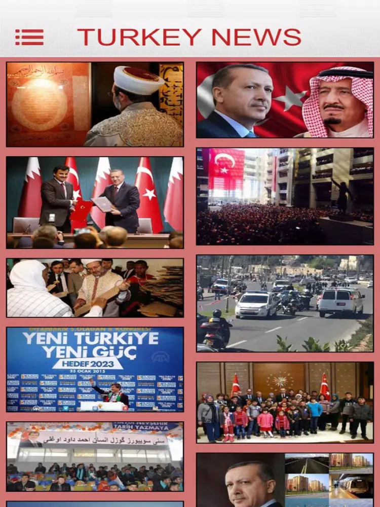 Tangkapan layar Turkey News 2023 iPad 
