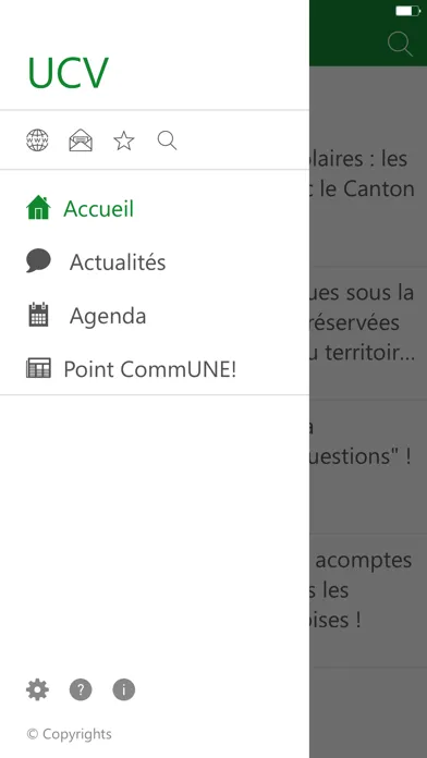 Captures d'écran de UCV