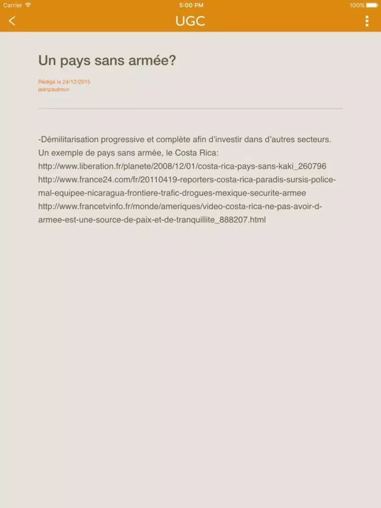 Скриншоты Un Grec en Politique app iPad 