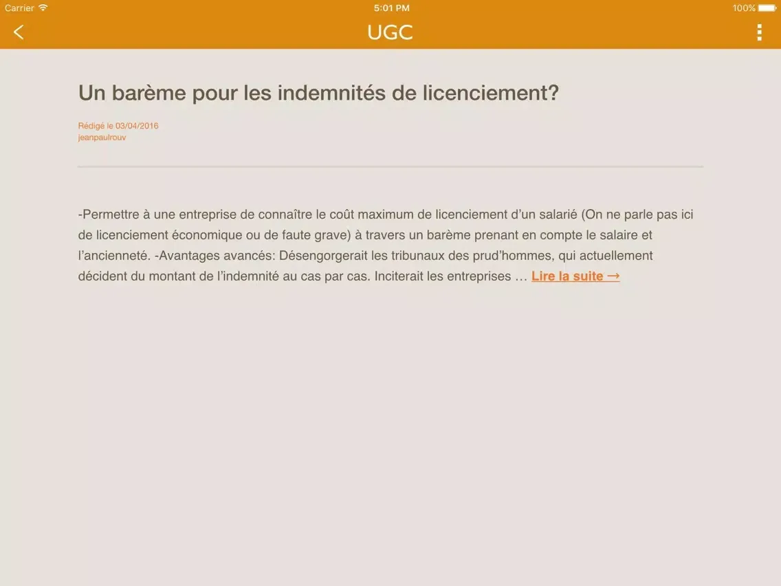 Скриншоты Un Grec en Politique app iPad 