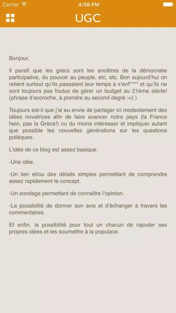 Скриншоты Un Grec en Politique app