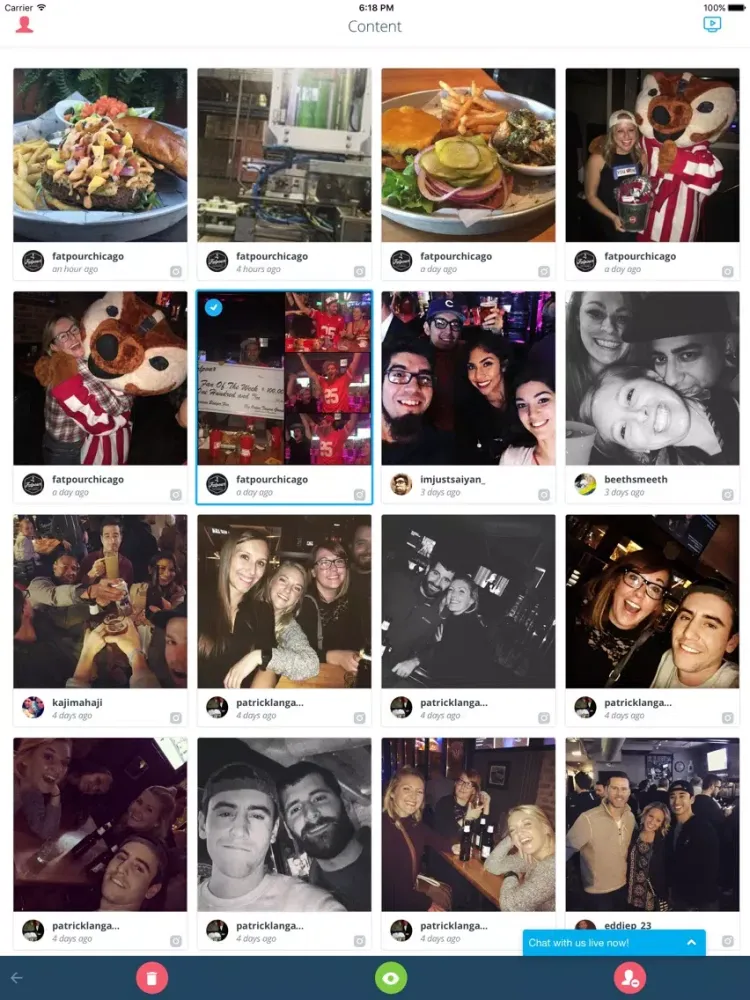 Zrzuty ekranu UPshow Manager iPad 
