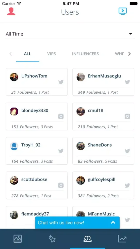 Zrzuty ekranu UPshow Manager