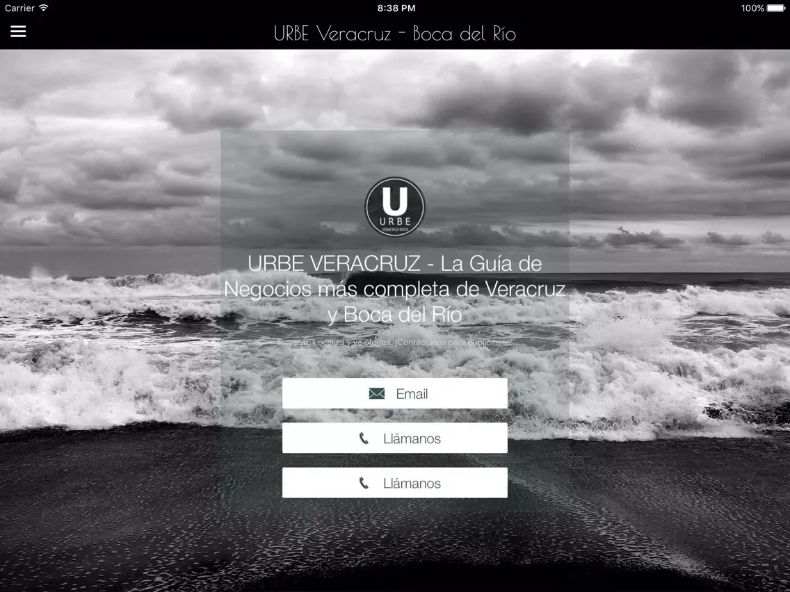 ภาพหน้าจอของ Urbe Veracruz-Boca iPad 