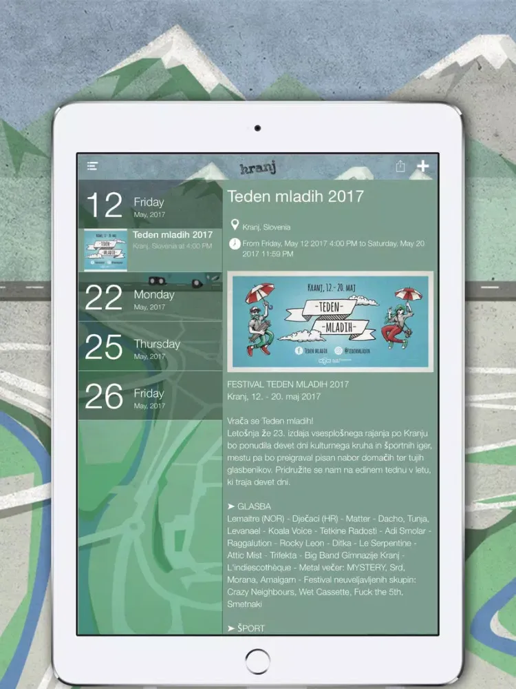 Vanilla Kranj iPad  Ekran Görüntüleri