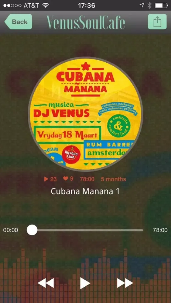 Ảnh chụp màn hình của Venus Soul Cafe